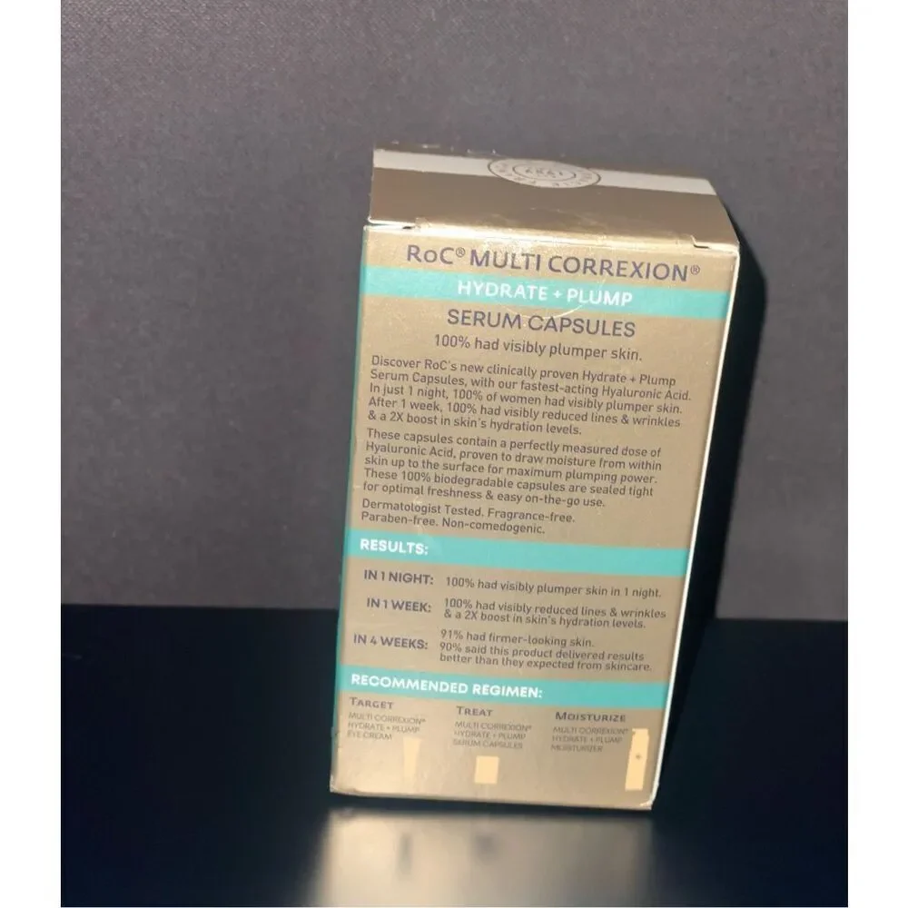 RoC Multi Correxion Hydrate + Plump Serum Capsules - 30 Capsules Hyaluronic Acid